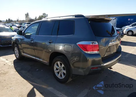2012 Toyota Highlander Se из США, поврежденный, VIN 5TDZA3EH8CS022706